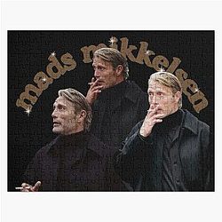 Mads Mikkelsen Smoking Jigsaw Puzzle