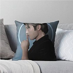 Mads Mikkelsen Art Pillow