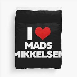 I Love Mads Mikkelsen Duvet Cover