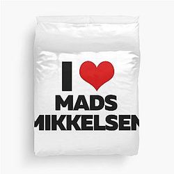 I Love Mikkelsen Duvet Cover