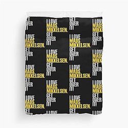 I love Mads Mikkelsen Duvet Cover