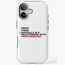 Mentally In A Relationship With Mads Mikkelsen iPhone Case