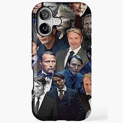 Mads Mikkelsen Photo Collage iPhone Case