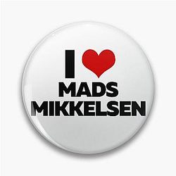 I Love Mads Mikkelsen Pin