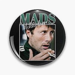 90's Mads Mikkelsen Pin