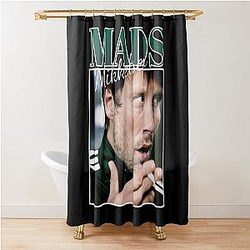 90's Mads Mikkelsen Shower Curtain