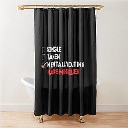 Mental Dating Mads Mikkelsen Shower Curtain