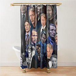 Mads Mikkelsen Photo Shower Curtain