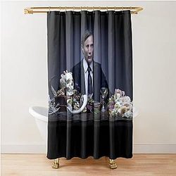 Mads Mikkelsen Hannibal Shower Curtain