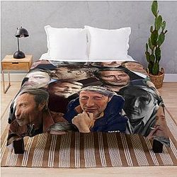 Mads Mikkelsen Throw Blanket