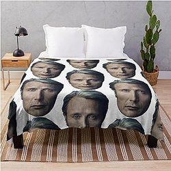 Mads Mikkelsen Throw Blanket