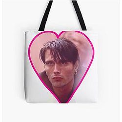 Young Mads Mikkelsen Over Print Tote Bag