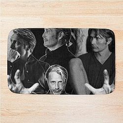 Mads Mikkelsen Black Bath Mat