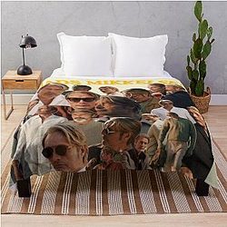 Golden Mads Mikkelsen Throw Blanket