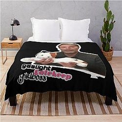 Mads Mikkelsen Gaslight Gatekeep Girlboss Throw Blanket