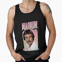 Magnum P.I. 80s Retro Style Tom Selleck Tank Top