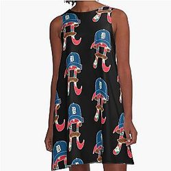 Magnum Pi Style A-Line Dress
