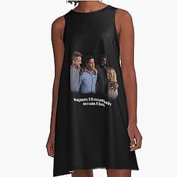 Magnum PI Family Ohana Classic T-Shirt A Line Dress