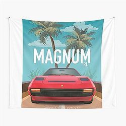 Magnum PI TV Series Poster Tapestry
