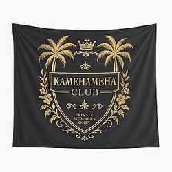 Kamehameha Club Magnum PI Tapestry