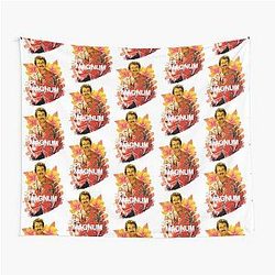 Magnum PI - Flower Tapestry