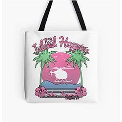 Island Hoppers Magnum Pi All Over Print Tote Bag