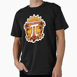 Magnum Pi - Math 80s Hawaii Sunset Premium T-Shirt