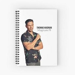 Magnum P.I. Thomas Magnum Spiral Notebook