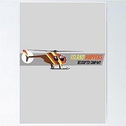 Island Hopper Magnum Pi Poster