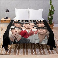 Malachi Barton Retro Vintage Throw Blanket