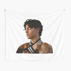 Malachi Barton Merch: sticker pack, posters, hardcover journals, mugs, tote bags, Pinterest, Aesthetic Fan Art Tapestry