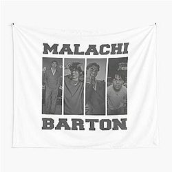 Malachi Barton Retro Portrait Modern Fan Art Tapestry