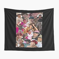 Malachi Barton Aesthetic Collage Tapestry