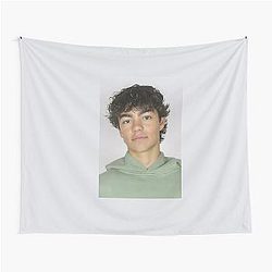 Malachi Barton Soft Aesthetic Portrait Youthful Editorial Art Style Tapestry