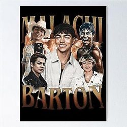 Malachi Barton Warm Retro Portrait Art Poster