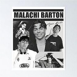 Vintage 90s Graphic Malachi Barton Poster