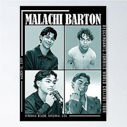 Malachi Barton Aesthetic Portrait Poster Collage Modern Fan Edit Style
