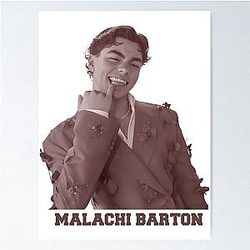 Malachi Barton Soft Modern Fan Aesthetic Art Poster