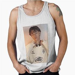 Malachi Barton Merch: stickers, spiral notebooks, posters, hardcover journals, mugs, tote bags etc - Pinterest - Aesthetic Malachi Barton fan art tank top
