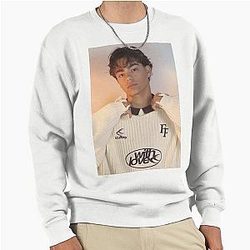 Malachi Barton Merch - sticker pack, spiral notebooks, posters, hardcover journals, mugs, tote bags, Pinterest - Aesthetic Malachi Barton Fan Art Pullover Sweatshirt