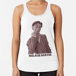 Malachi Barton Soft Racerback Tank Top