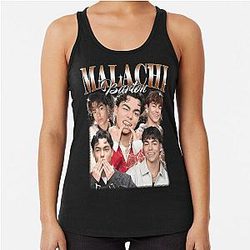 Malachi Barton Y2K Pop Star Fan Art Racerback Tank Top