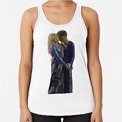 Malachi Barton Merch: sticker pack, spiral notebooks, posters, hard cover journals, mugs, tote bags - Pinterest - Aesthetic Fan Art Racerback Tank Top