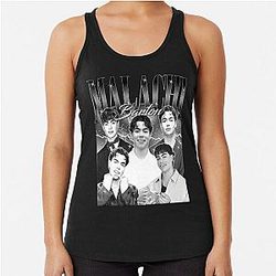 Malachi Barton 90s Vintage Bootleg Retro TV Actor Fan Art Racerback Tank Top