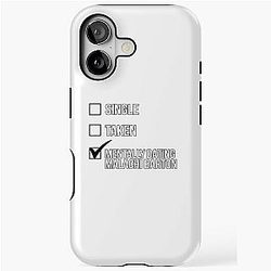 Single Taken Mentally Dating Malachi Barton iPhone Tough Case