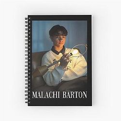 Malachi Barton Aesthetic Retro Portrait Notebook