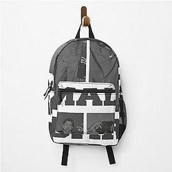 Malachi Barton Retro Modern Fan Collage Art Backpack