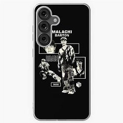 Malachi Barton Aesthetic Edit Retro Monochrome Fan Art Collage Samsung Galaxy Case