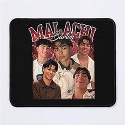 Malachi Barton Retro Collage Portrait Teen Icon Aesthetic Art Mouse Pad