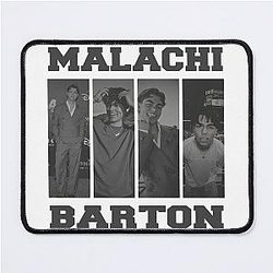 Malachi Barton Portrait Modern Fan Aesthetic Art Mouse Pad